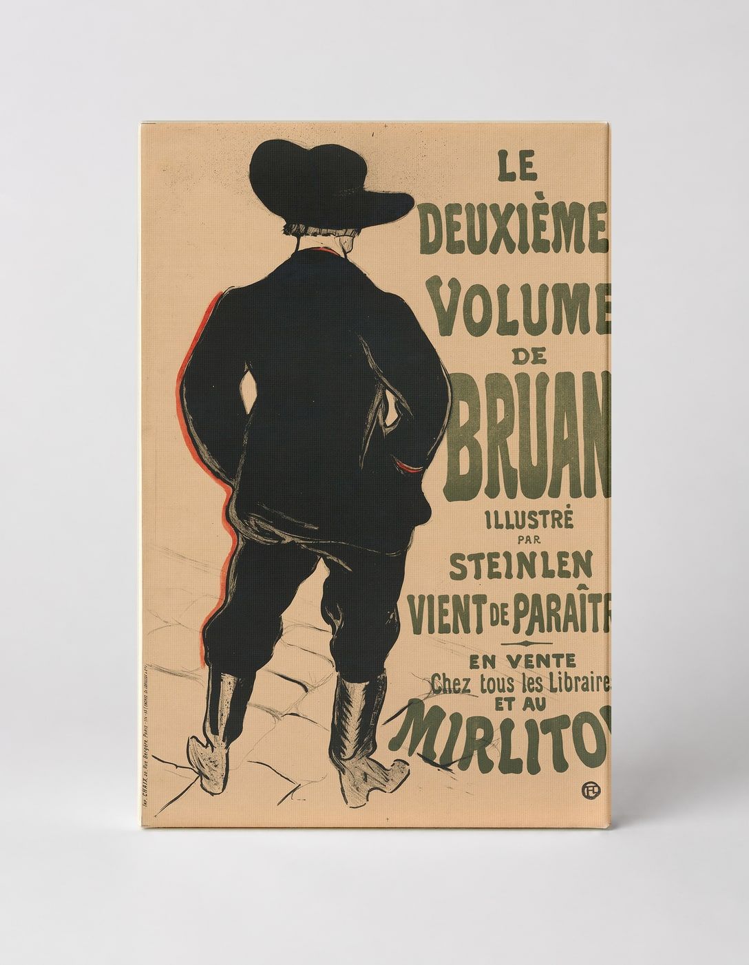 Le Deuxième Volume de Bruant 1890s - Belle Époque Vintage Poster Wall Art