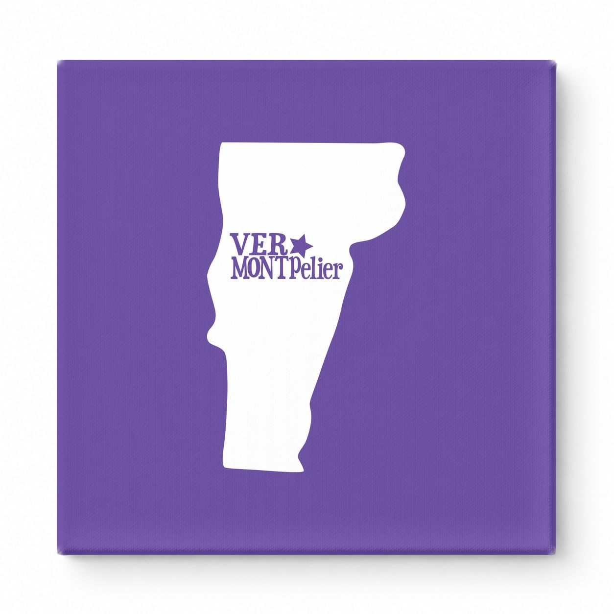 Home Sweet Montpelier — Vermont State Silhouette