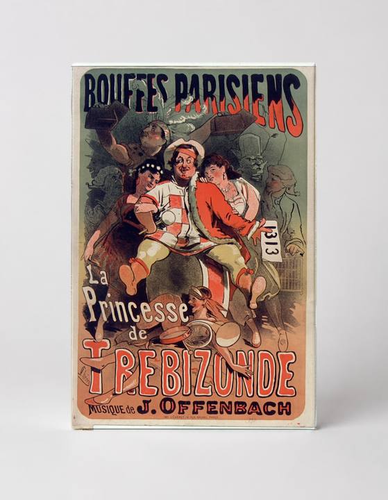 La Princesse de Trébizonde Bouffes Parisiens - Vintage French Theatre Poster Wall Art