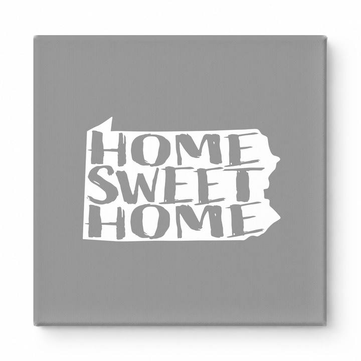 HOME SWEET HOME — Pennsylvania State Silhouette