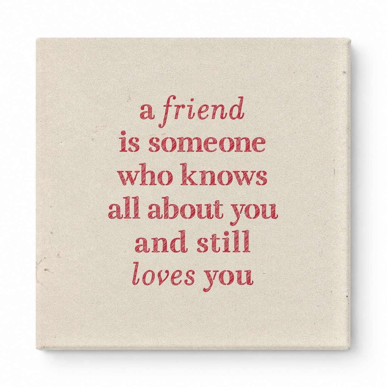 A Friend Is Someone Who Knows All About You and Still Loves You — Geometric Low-Poly