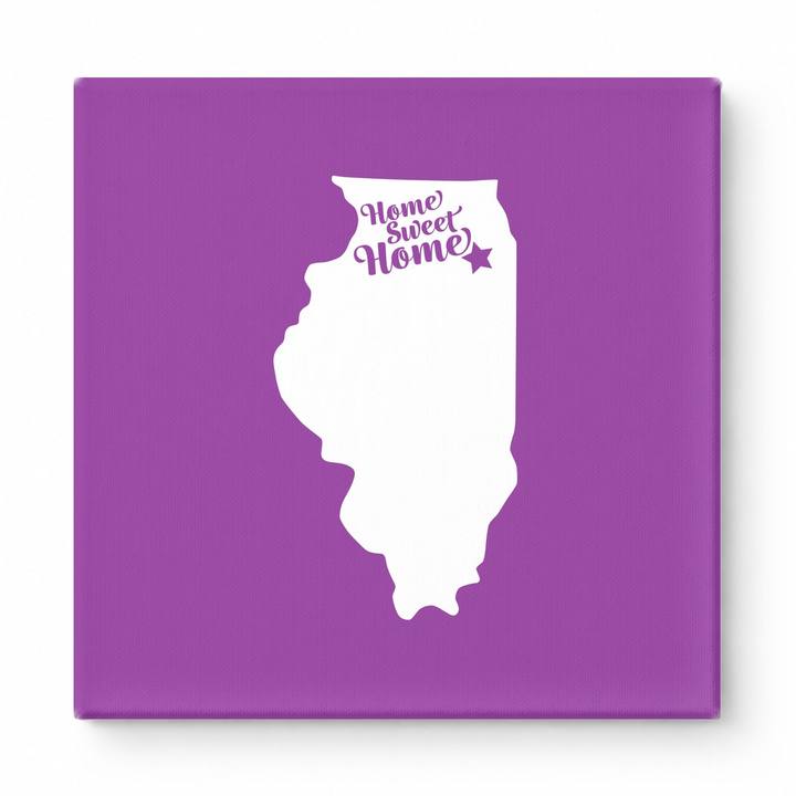 Home Sweet Aurora — Illinois State Silhouette