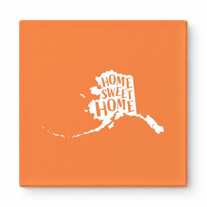 HOME SWEET HOME — Alaska State Silhouette