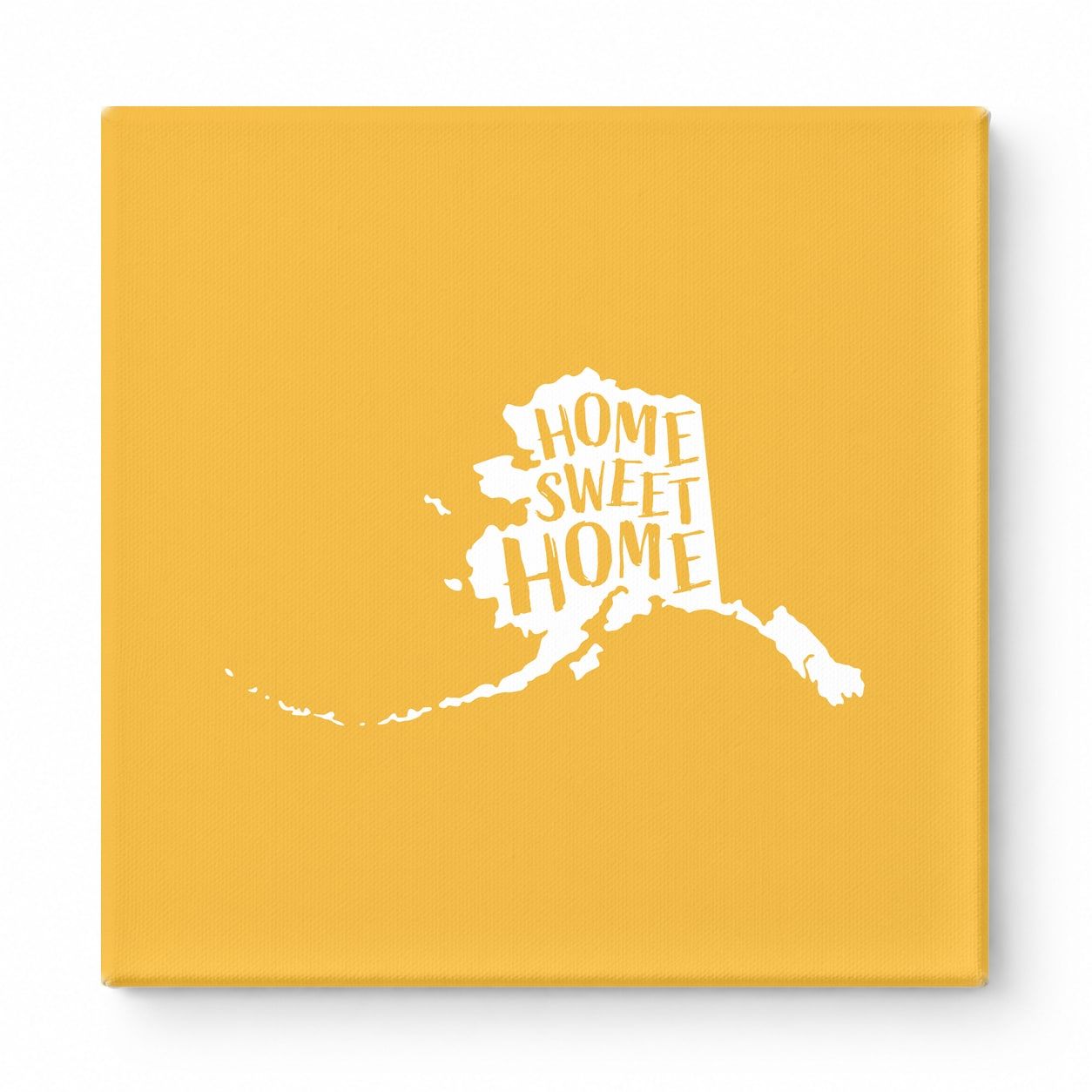 HOME SWEET HOME — Alaska State Silhouette