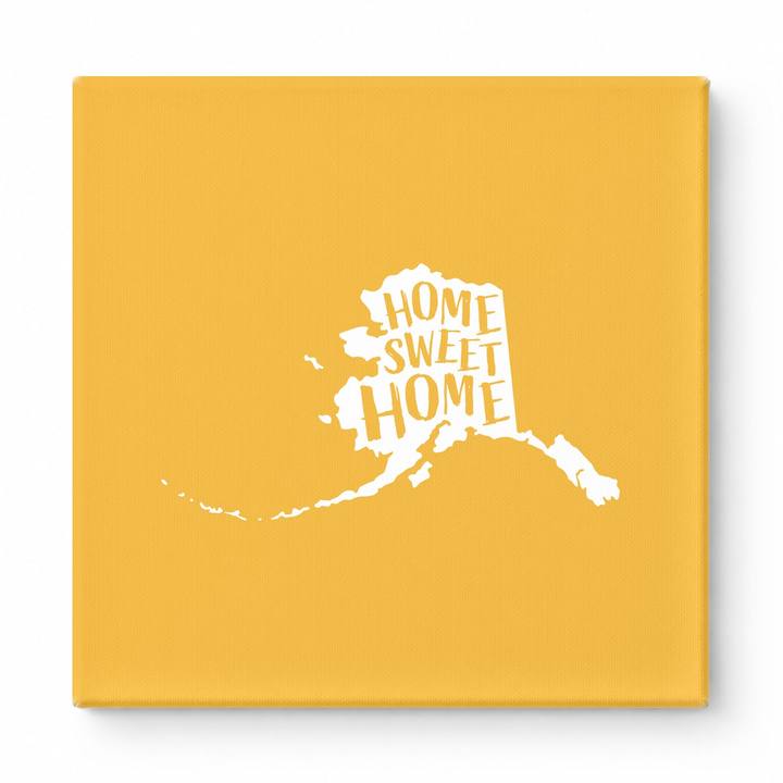 HOME SWEET HOME — Alaska State Silhouette