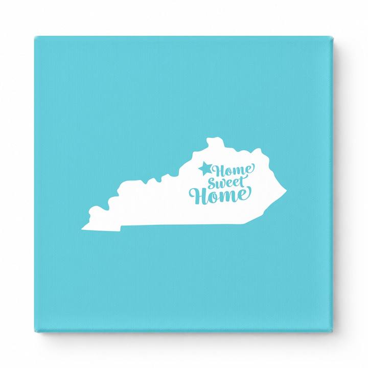 Home Sweet Frankfort — Kentucky State Silhouette
