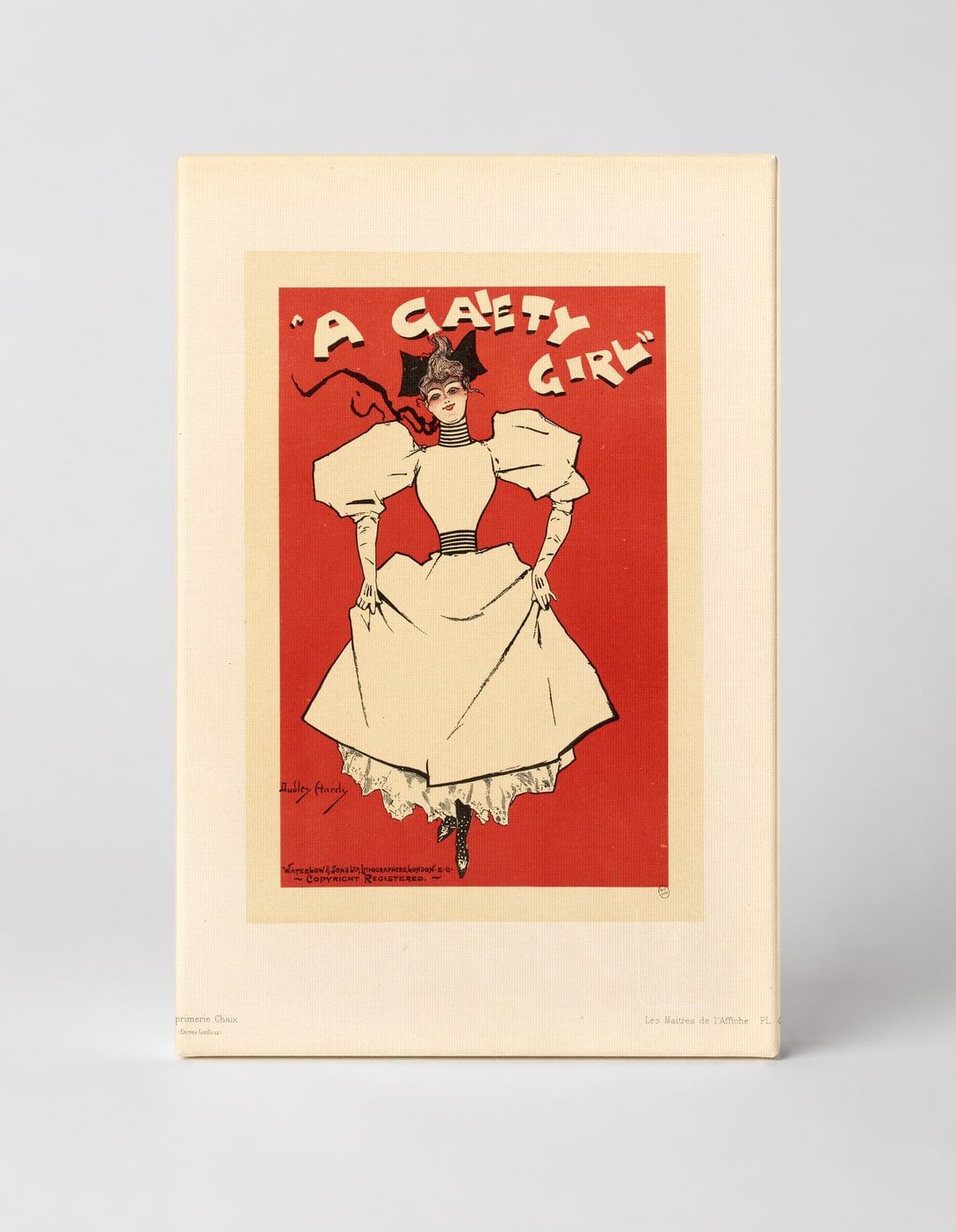 A Gaiety Girl 1890s Victorian Theatre - Vintage Poster Wall Art