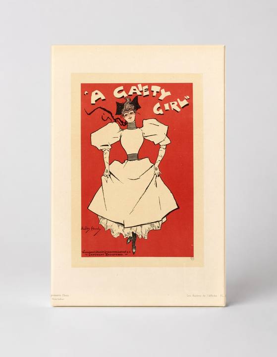 A Gaiety Girl 1890s Victorian Theatre - Vintage Poster Wall Art