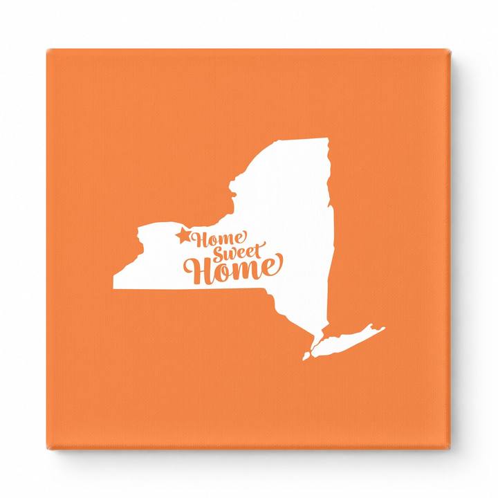 Home Sweet New York — New York State Silhouette