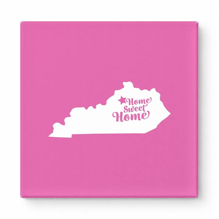 Home Sweet Frankfort — Kentucky State Silhouette