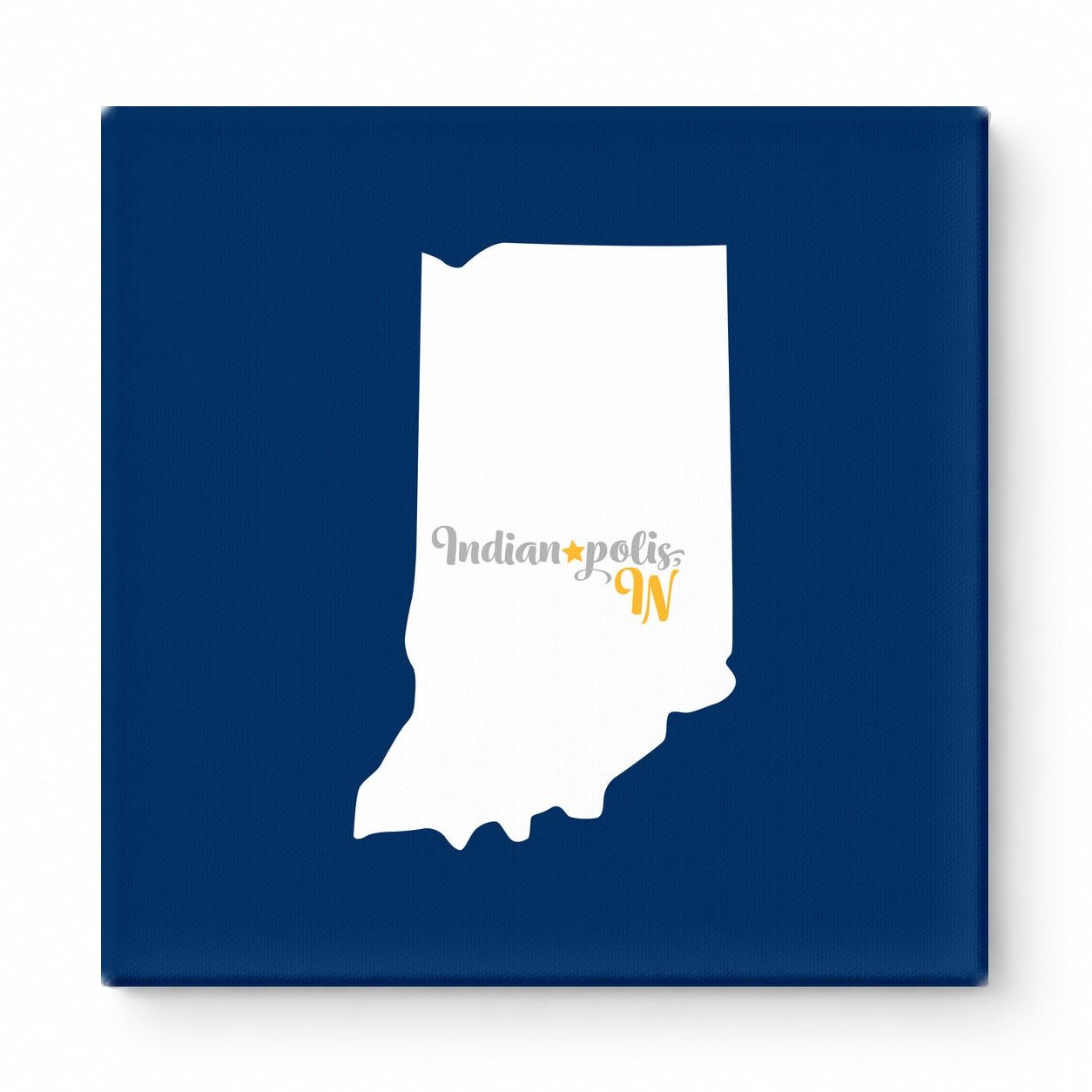 Home Sweet Indianapolis — Indiana State Silhouette