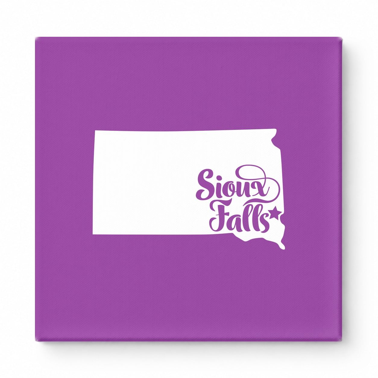Home Sweet Sioux Falls — South Dakota State Silhouette
