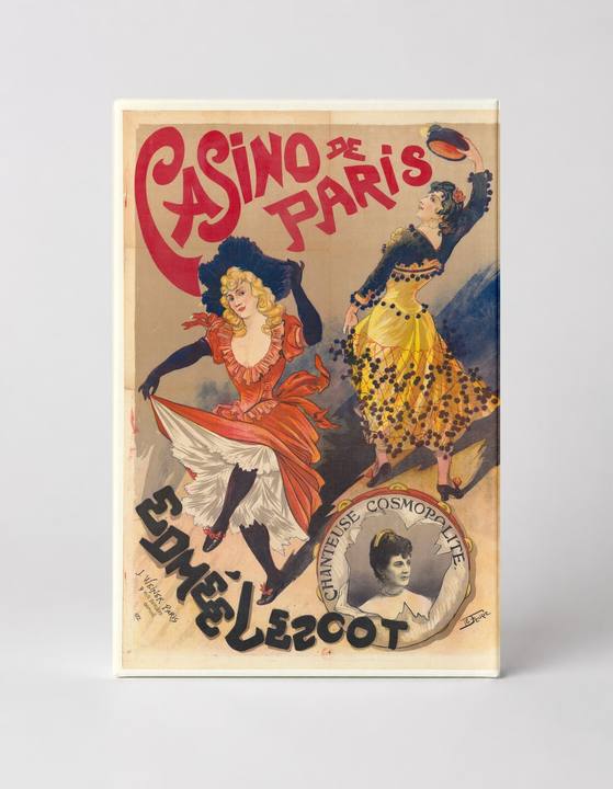 Casino de Paris Edmée Lescot 1890s - Belle Époque Vintage Poster Wall Art