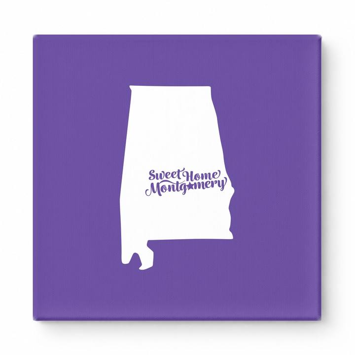 Home Sweet Montgomery — Alabama State Silhouette