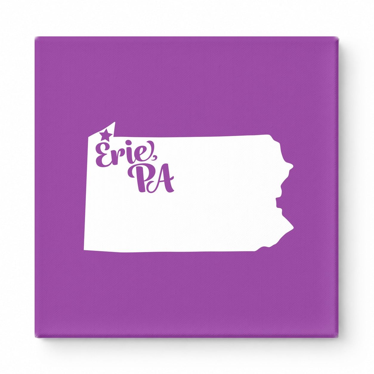 Home Sweet Erie — Pennsylvania State Silhouette