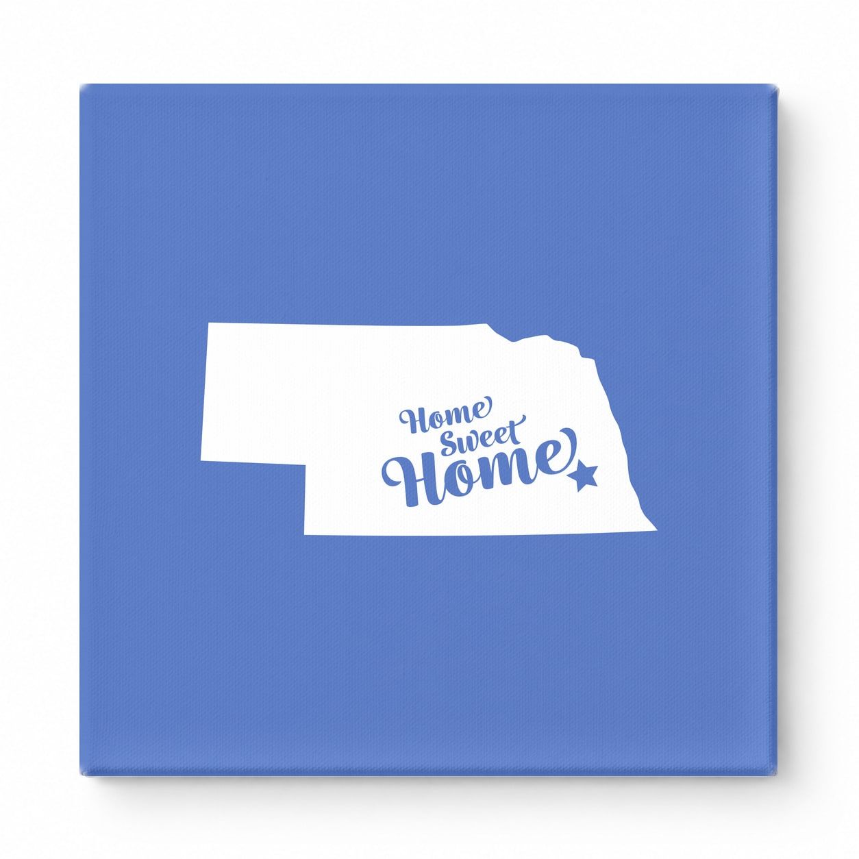 Home Sweet Lincoln — Nebraska State Silhouette