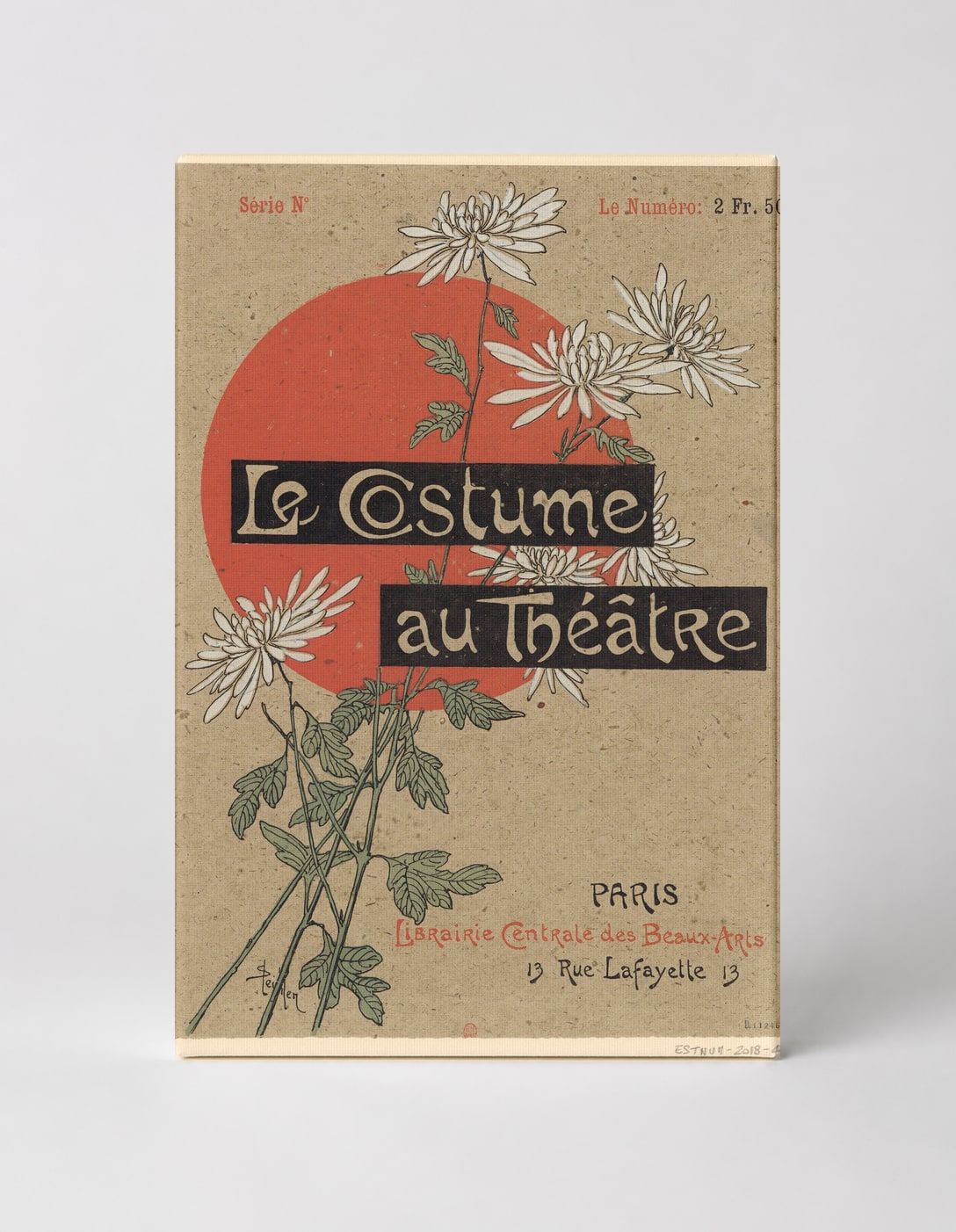 Le Costume au Théâtre 1896 - Art Nouveau French Vintage Poster Wall Art