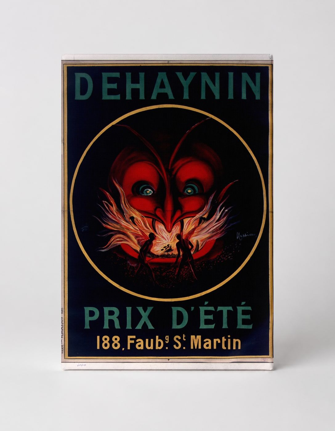 Dehaynin Prix d'Été 1900s - Vintage French Advertising Poster Canvas Wall Art
