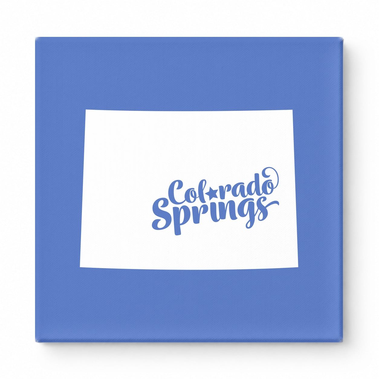 Home Sweet Colorado Springs — Colorado State Silhouette