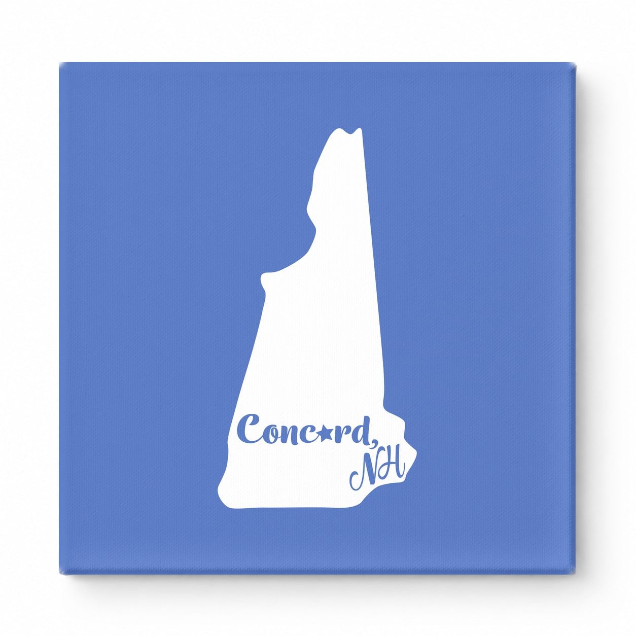 Home Sweet Concord — New Hampshire State Silhouette