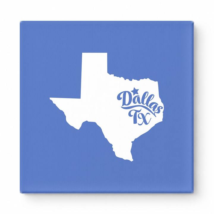 Home Sweet Dallas — Texas State Silhouette