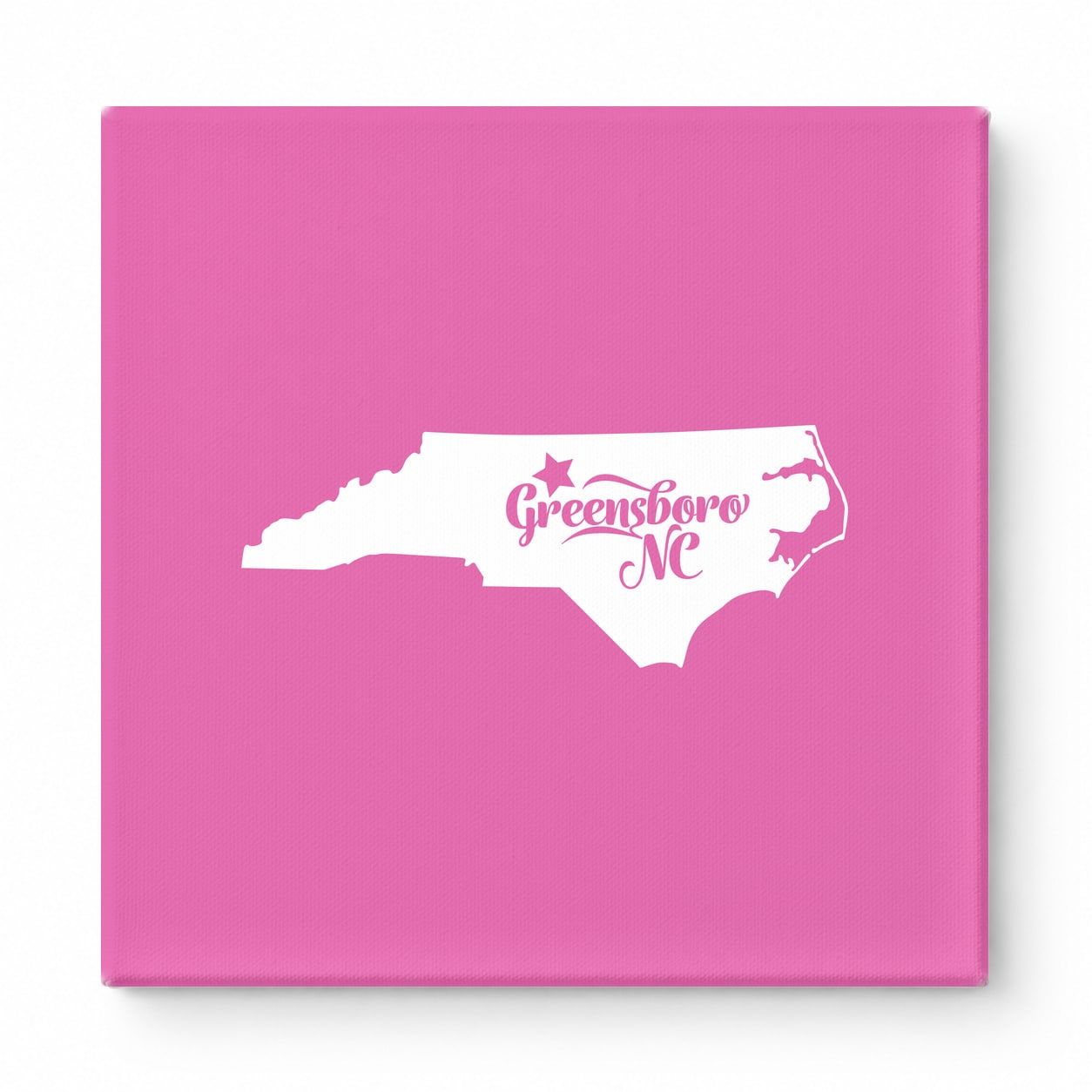 Home Sweet Greensboro — North Carolina State Silhouette