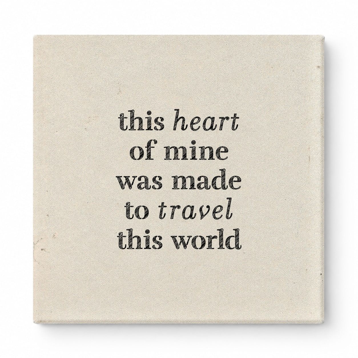 This Heart of Mine Was Made to Travel This World — Geometric Low-Poly