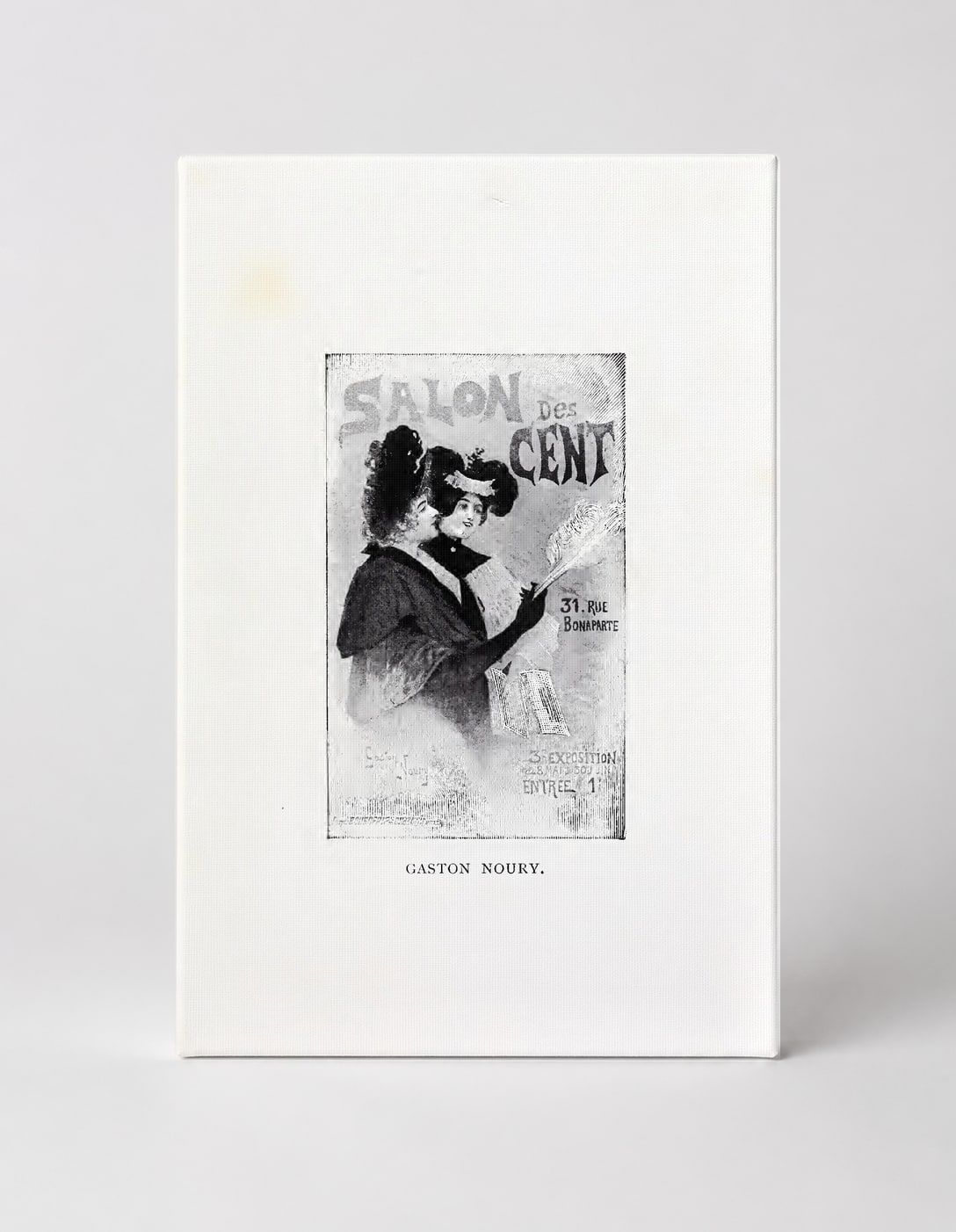 Salon des Cent 1890s - Belle Époque Vintage Poster Canvas Wall Art