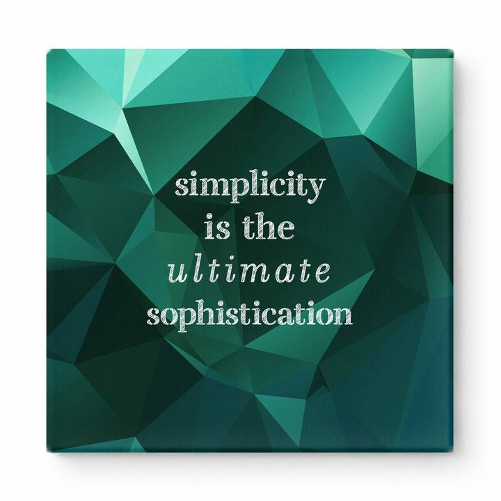 Simplicity Is the Ultimate Sophistication — Geometric Low-Poly