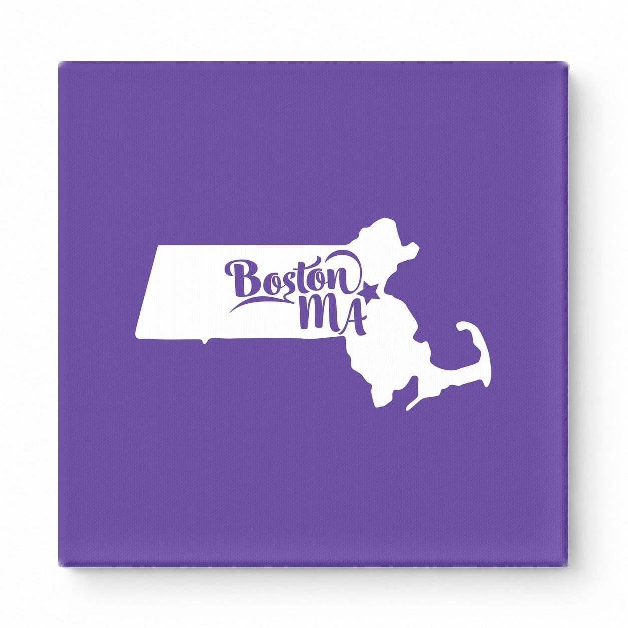 Home Sweet Boston — Massachusetts State Silhouette
