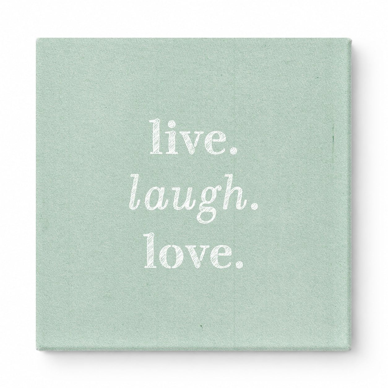 Live. Laugh. Love — Soft Watercolor Wash
