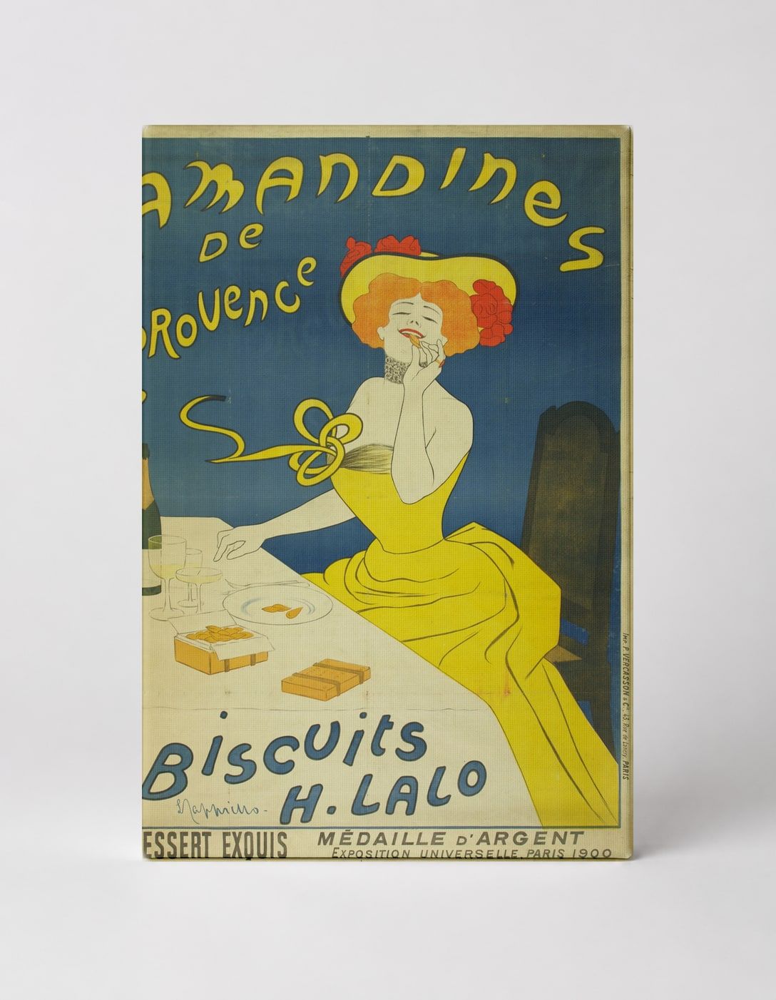 Amandines de Provence Biscuits H. Lalo 1900 - Belle Époque Vintage Poster Wall Art