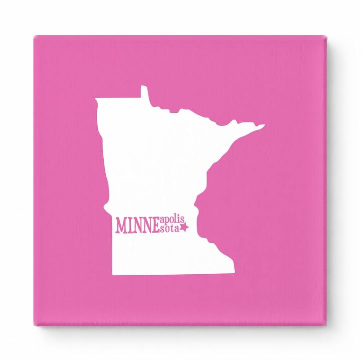 Home Sweet Minneapolis — Minnesota State Silhouette