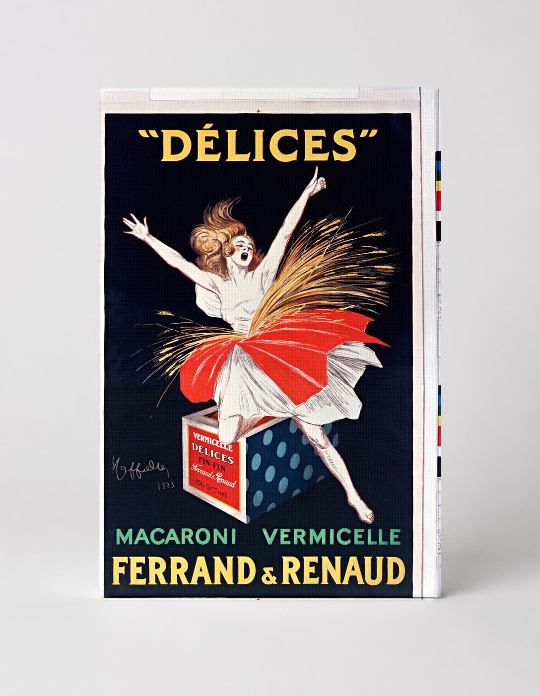 Délices Macaroni Vermicelle Ferrand & Renaud 1923 - Belle Époque Vintage Poster Wall Art