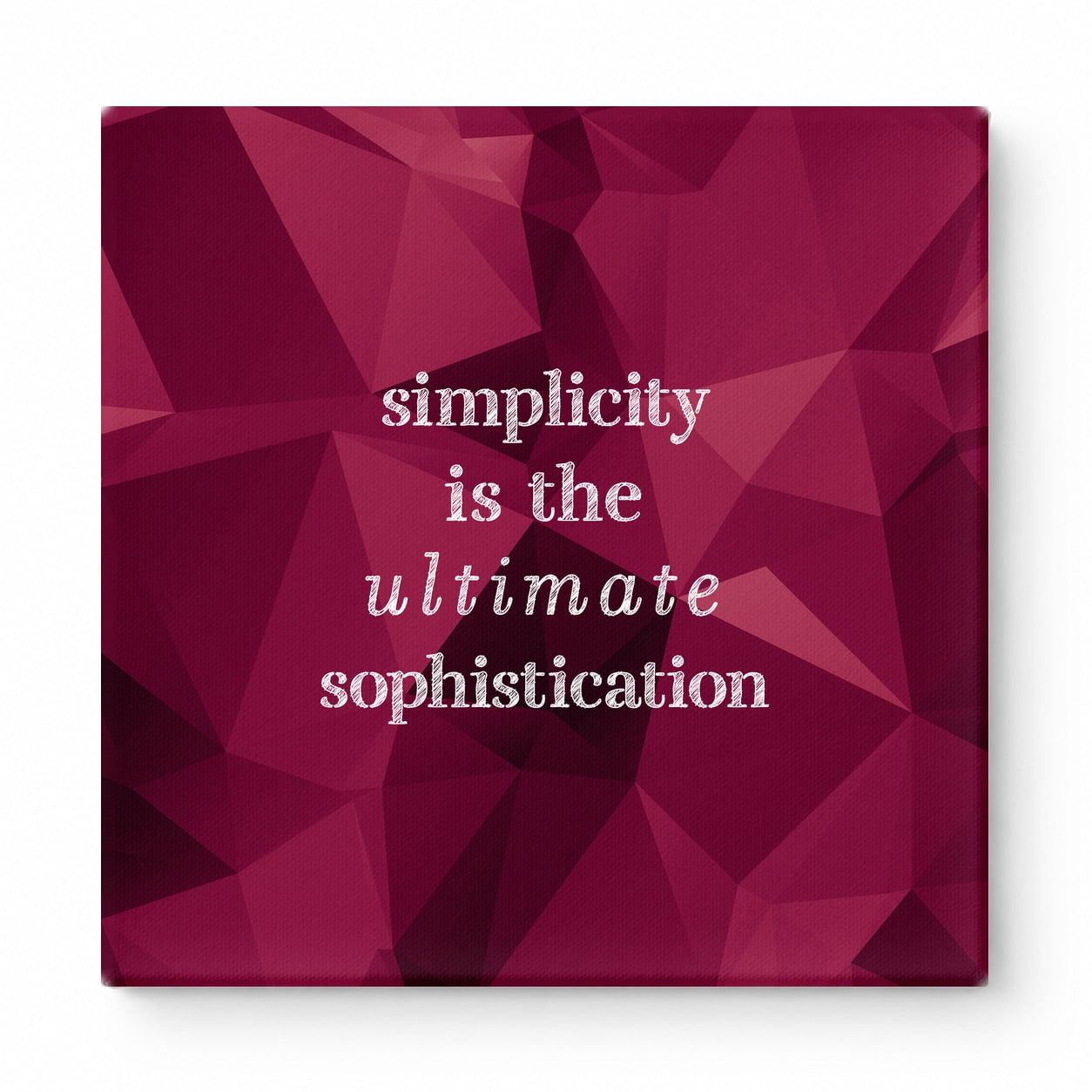 Simplicity Is the Ultimate Sophistication — Geometric Low-Poly