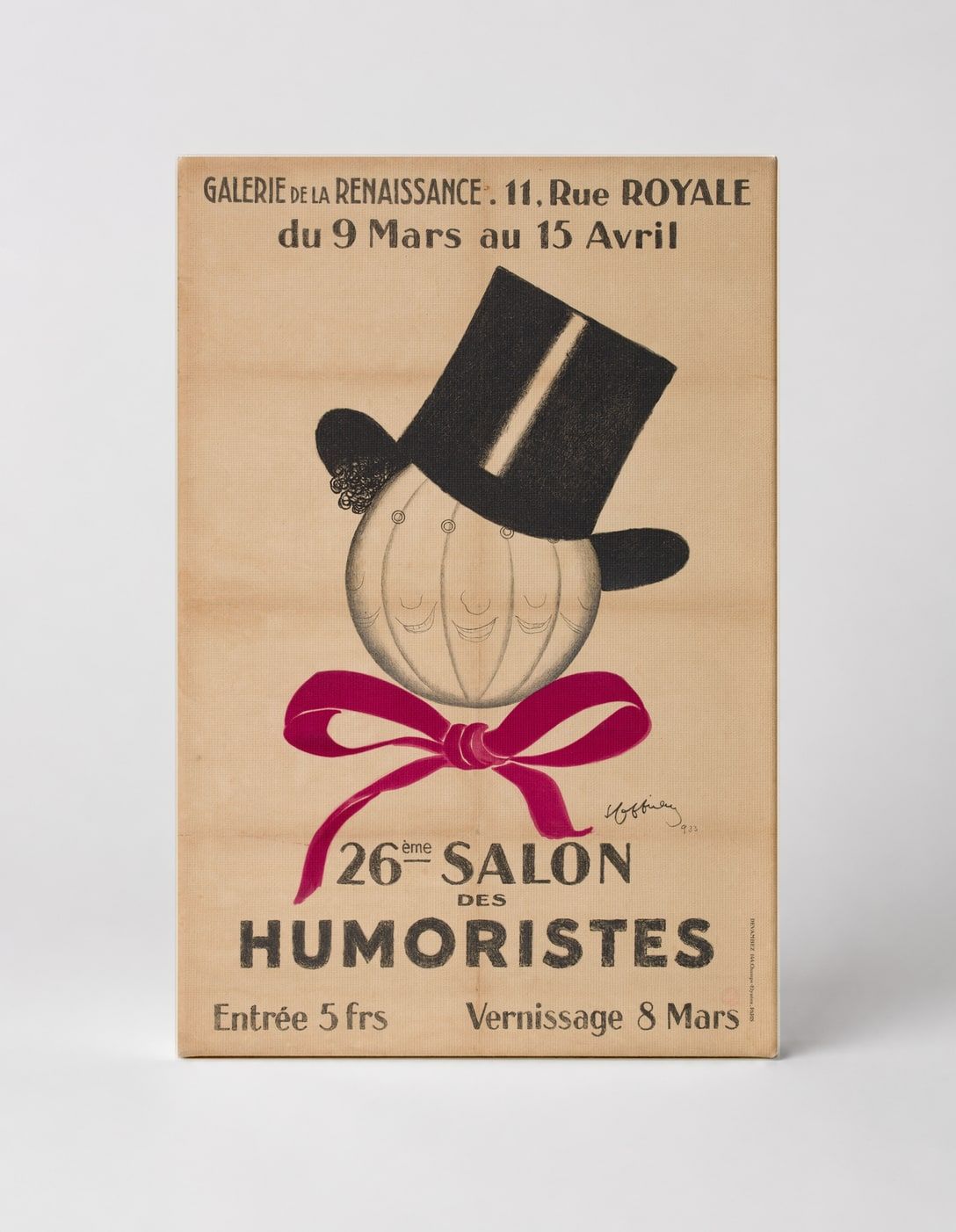 26ème Salon des Humoristes 1920s - French Exhibition Vintage Poster Wall Art