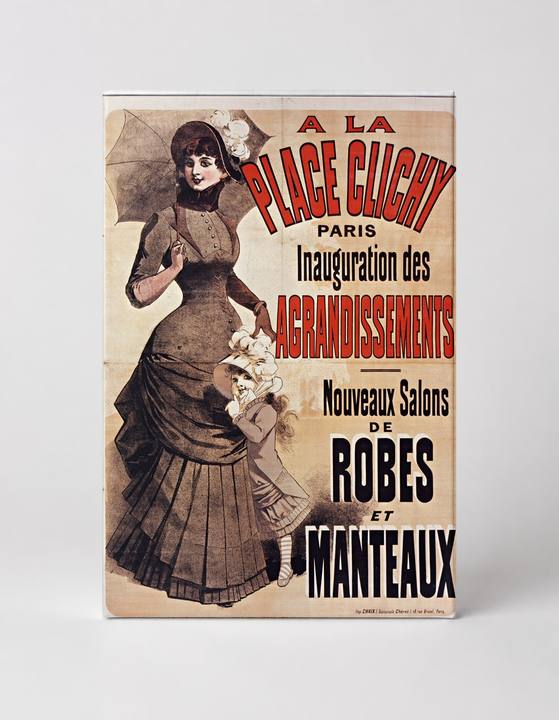 A La Place Clichy Paris 1880s Belle Époque Vintage Poster Wall Art