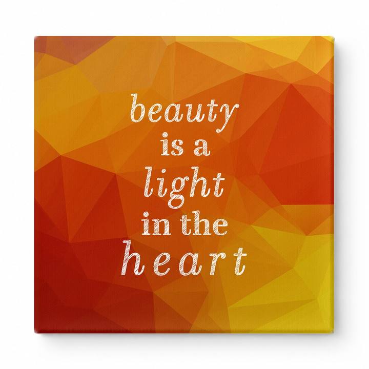 Beauty Is a Light in the Heart — Geometric Low-Poly