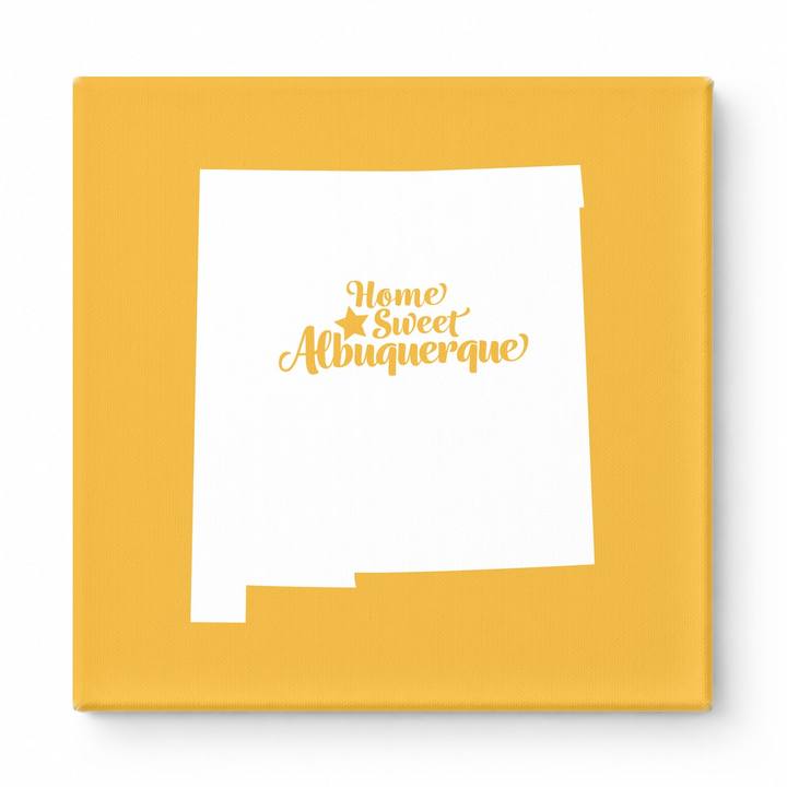 Home Sweet Albuquerque — New Mexico State Silhouette