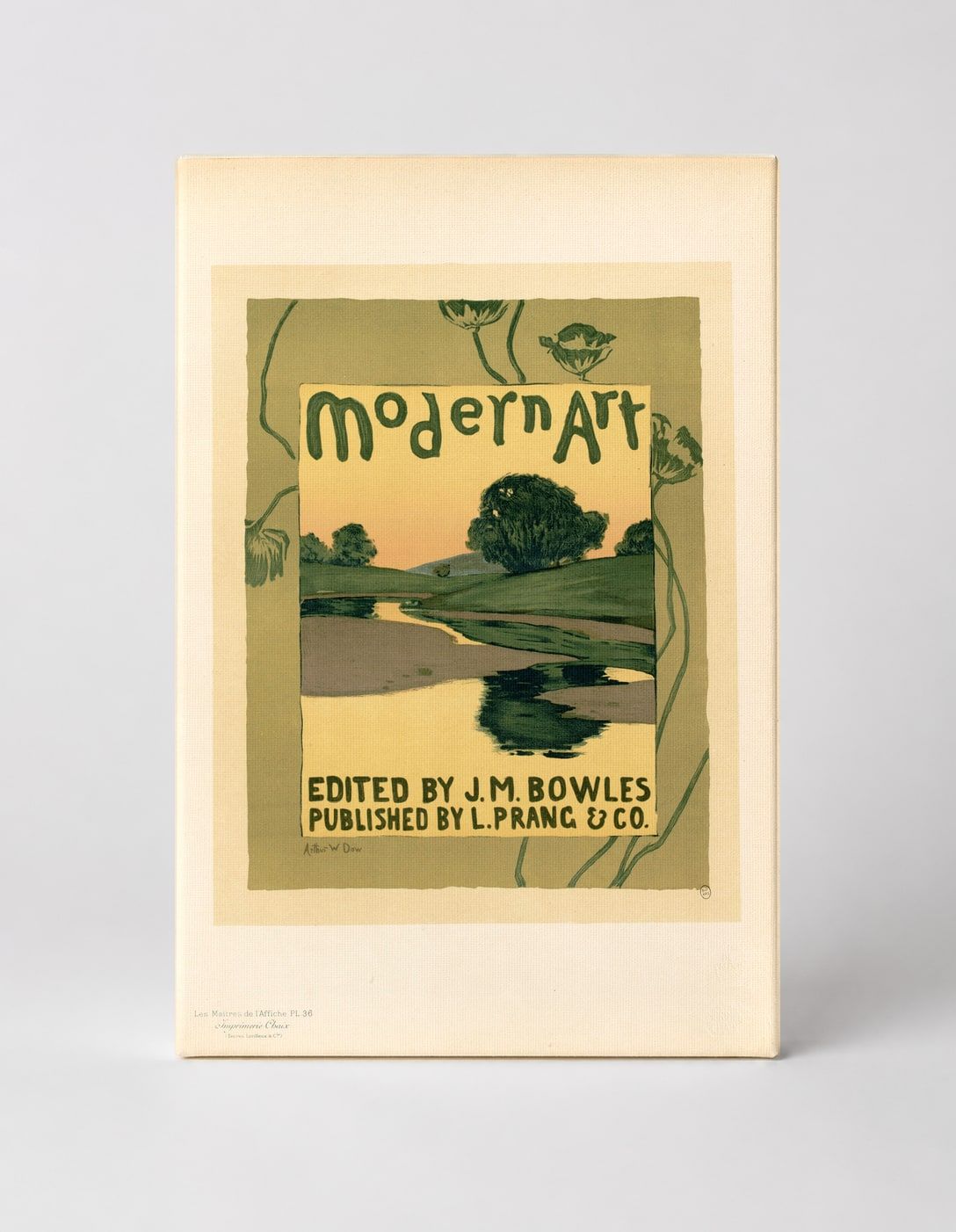 Modern Art Magazine 1895 - Art Nouveau Vintage Poster Wall Art