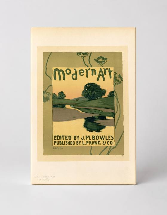 Modern Art Magazine 1895 - Art Nouveau Vintage Poster Wall Art
