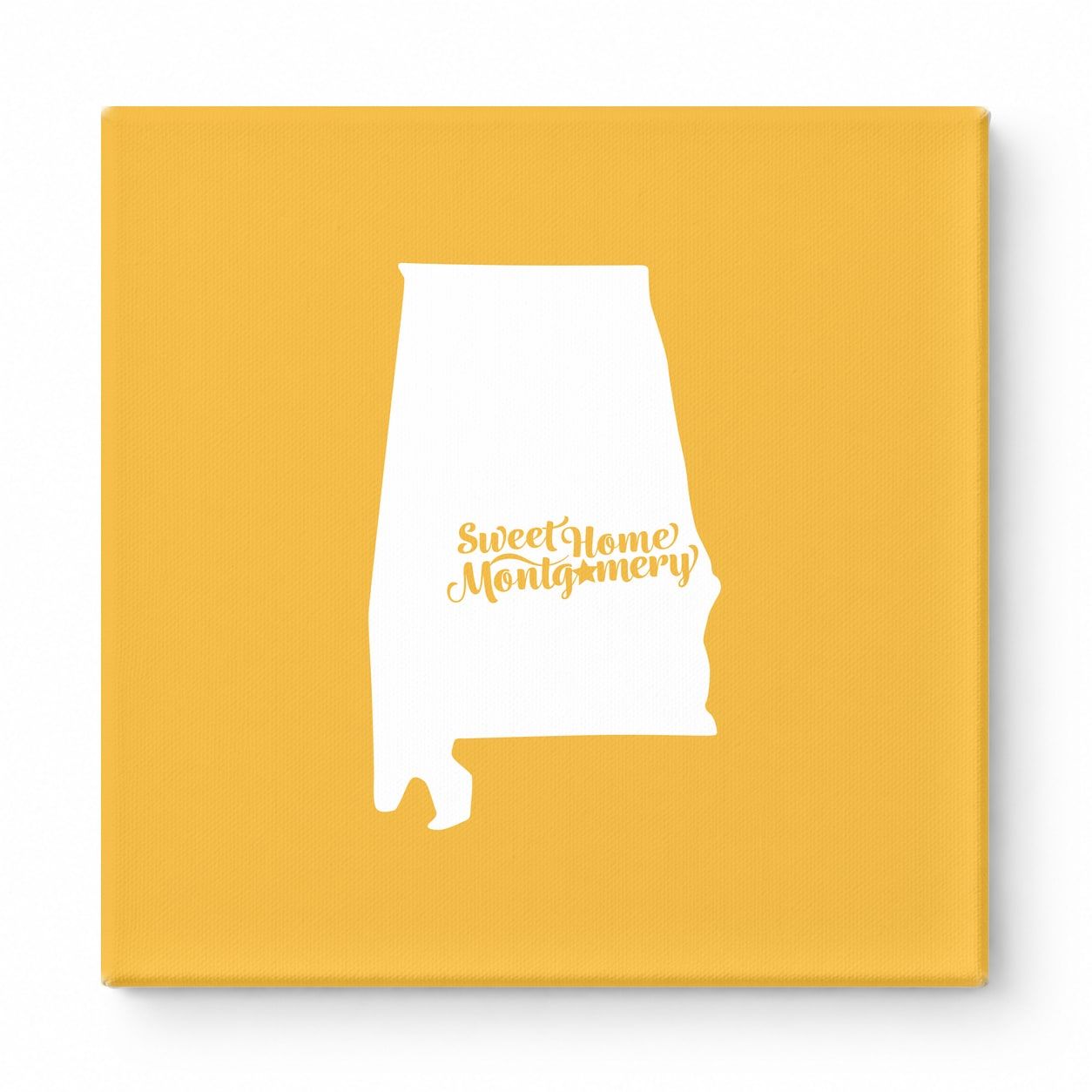 Home Sweet Montgomery — Alabama State Silhouette