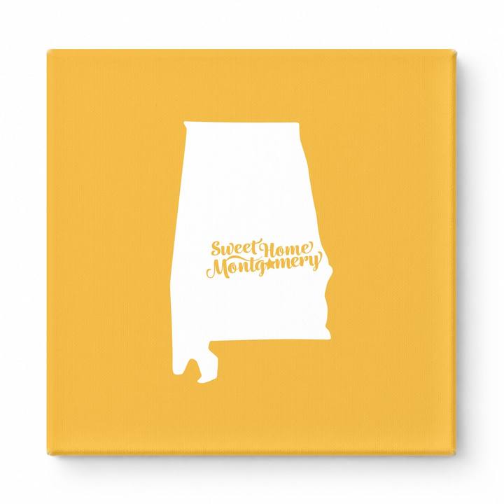 Home Sweet Montgomery — Alabama State Silhouette