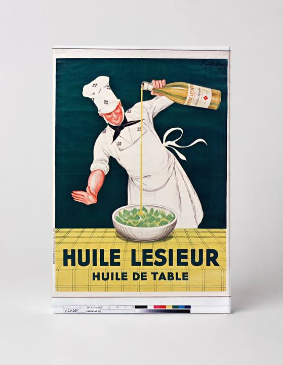 Huile Lesieur Huile de Table - French Vintage Advertising Poster Canvas Wall Art