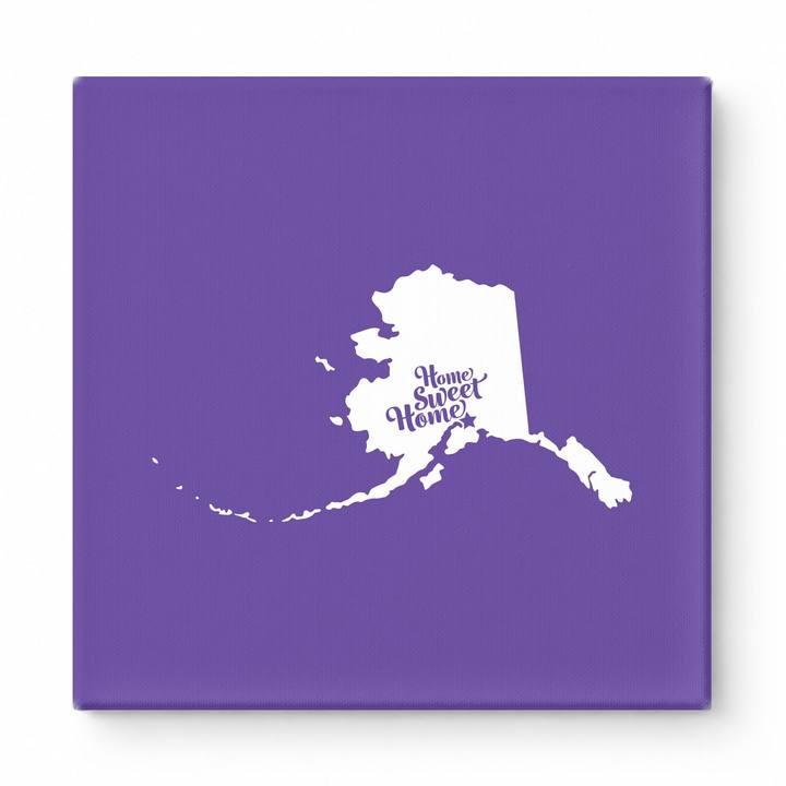 Home Sweet Home — Alaska State Silhouette