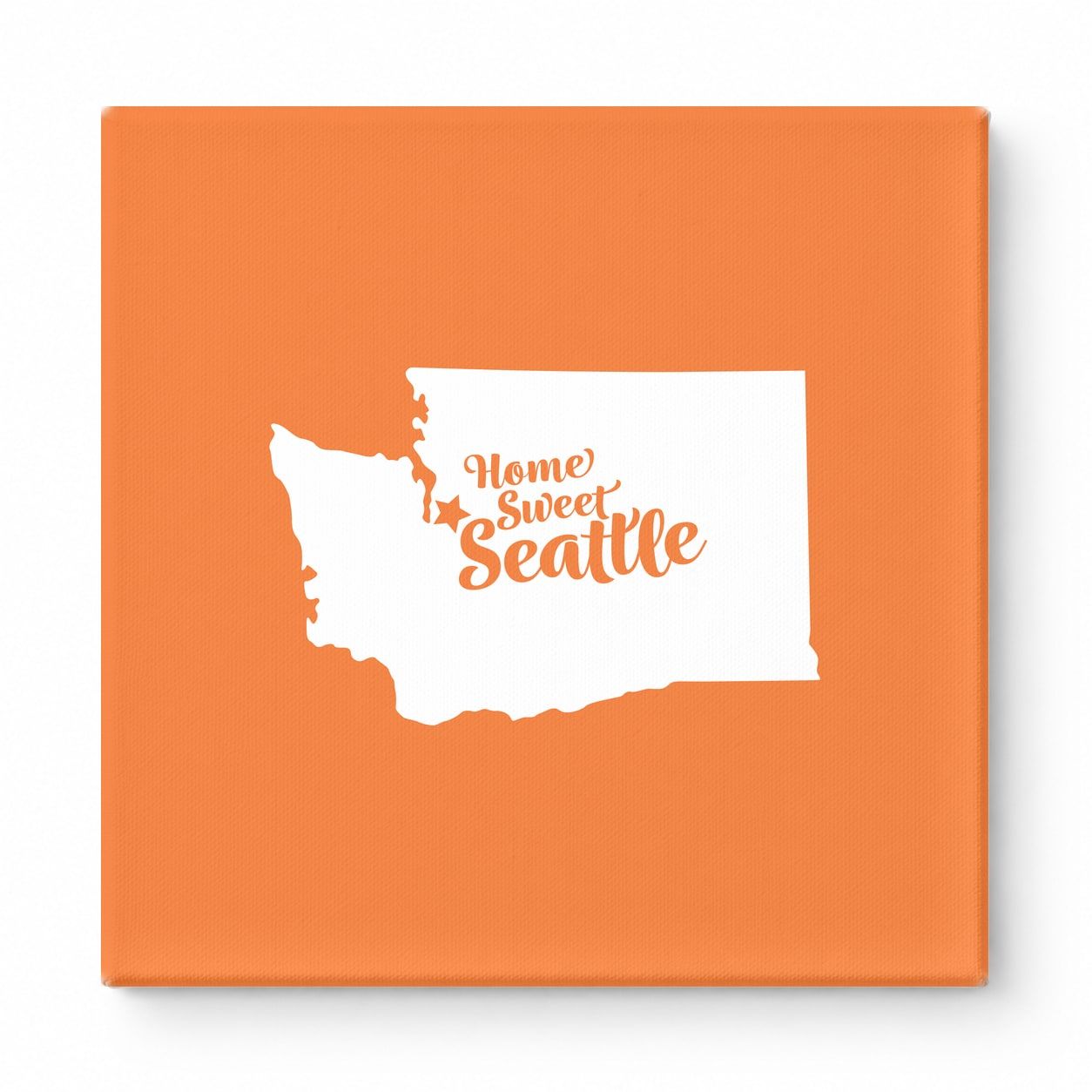 Home Sweet Seattle — Washington State Silhouette