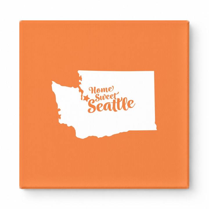 Home Sweet Seattle — Washington State Silhouette