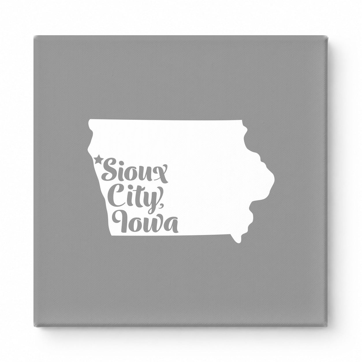 Home Sweet Sioux City — Iowa State Silhouette