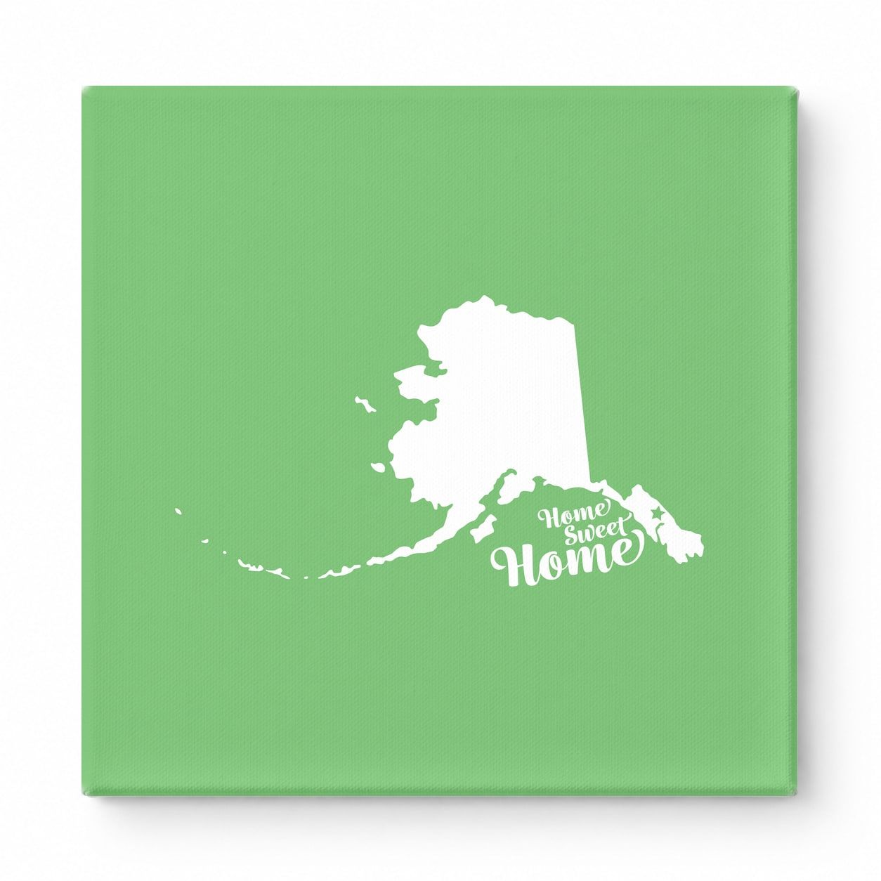Home Sweet Home — Alaska State Silhouette
