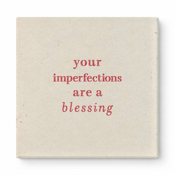 Your Imperfections Are a Blessing — Chalkboard Lettering